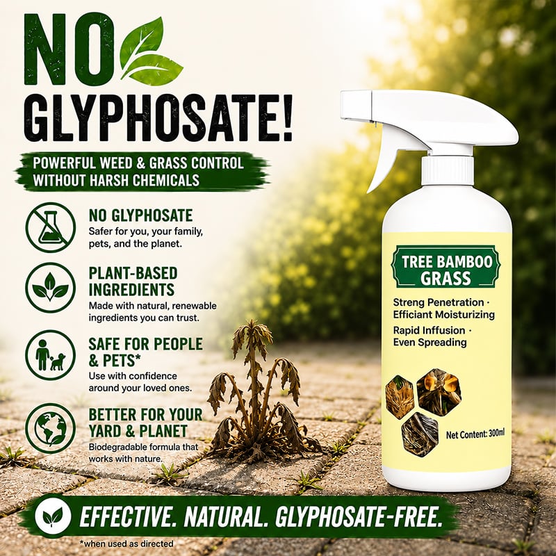 Fast-Acting Natural Weed & Grass Killer Spra