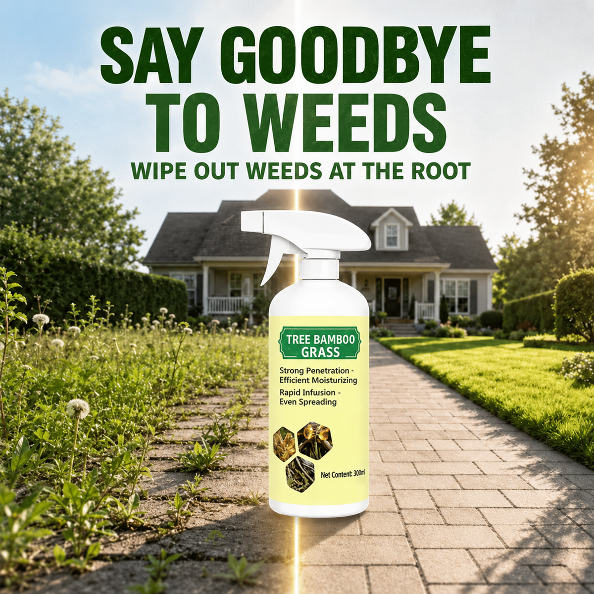 Fast-Acting Natural Weed & Grass Killer Spra