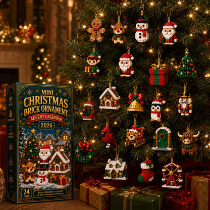 ⏳ Last day to save 49% – 🎄 24-Day Mini Christmas Ornament Advent Calendar（upsell）