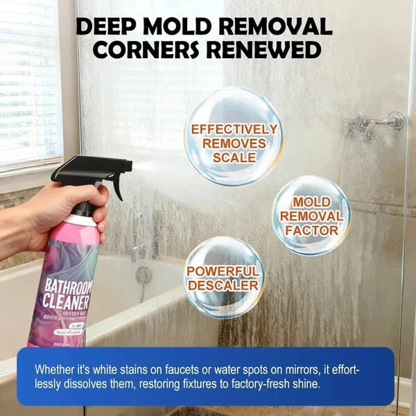 Bathroom Cleaner: Sparkle in Seconds, No Harsh Fumes
