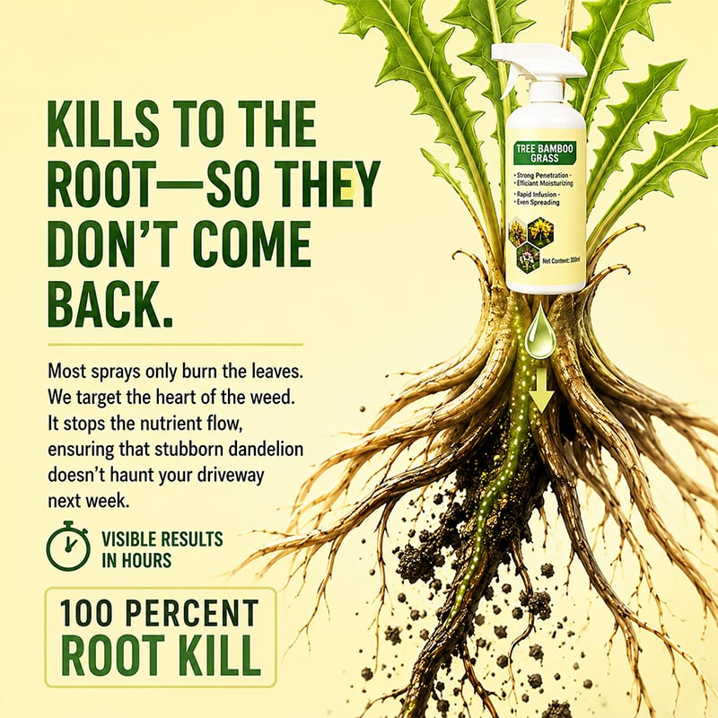 Fast-Acting Natural Weed & Grass Killer Spra